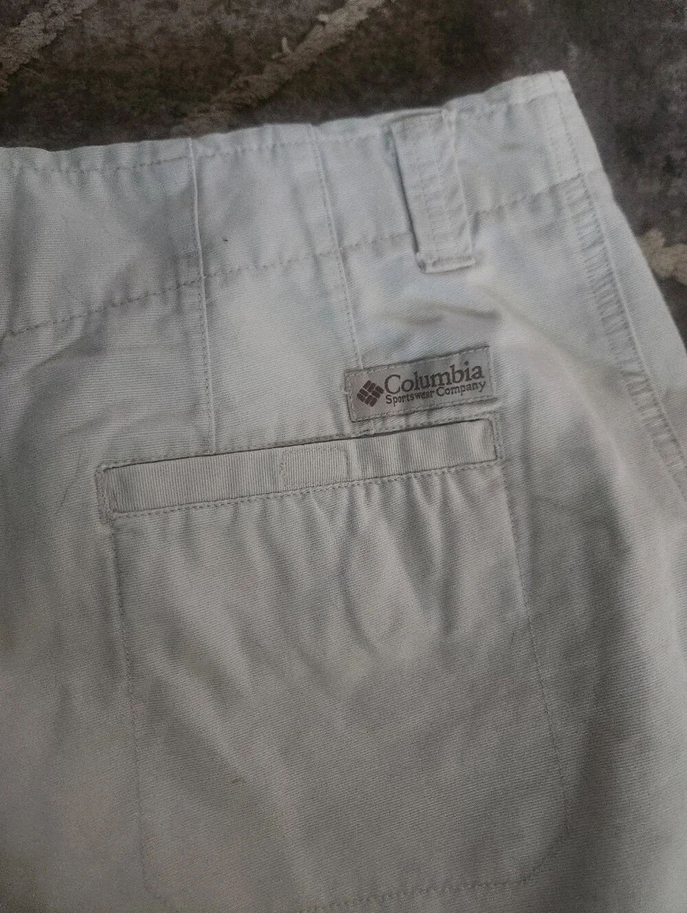Columbia Classic Womens Khaki Cotton Shorts